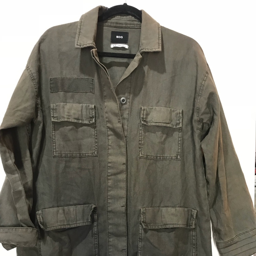 BDG Military Green Canvas Jacket (Size small)